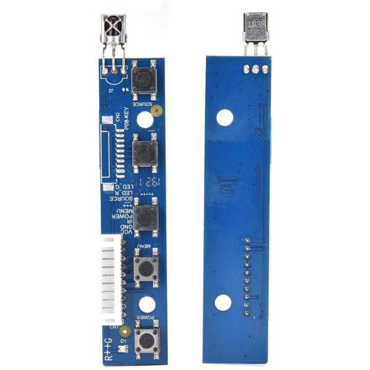Placa Controladora de Pantalla LCD AT050TN43 de 5" RCA-VGA-HDMI