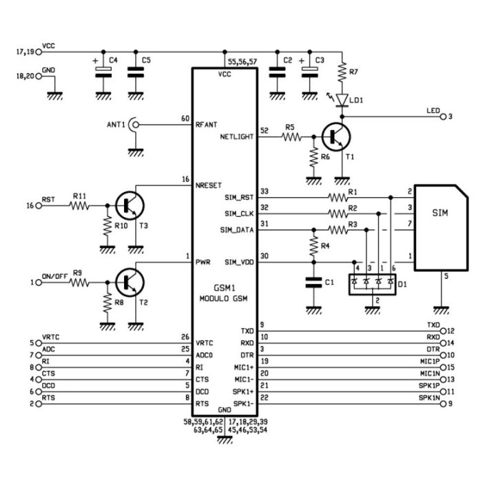 Modulo GSM / GPRS SIM900A