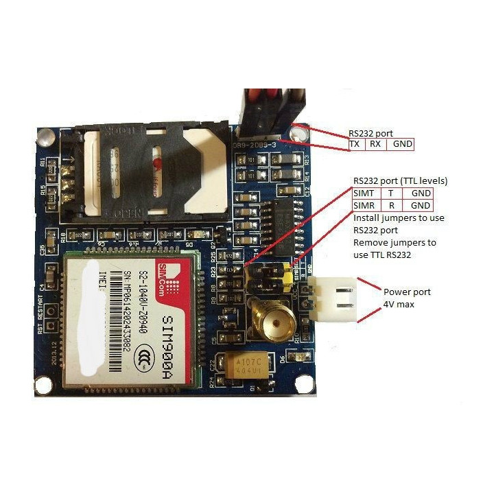 Modulo GSM / GPRS SIM900A