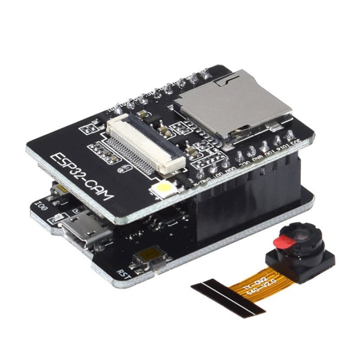 Microcontrolador ESP32 WIFI con Camara y Shield