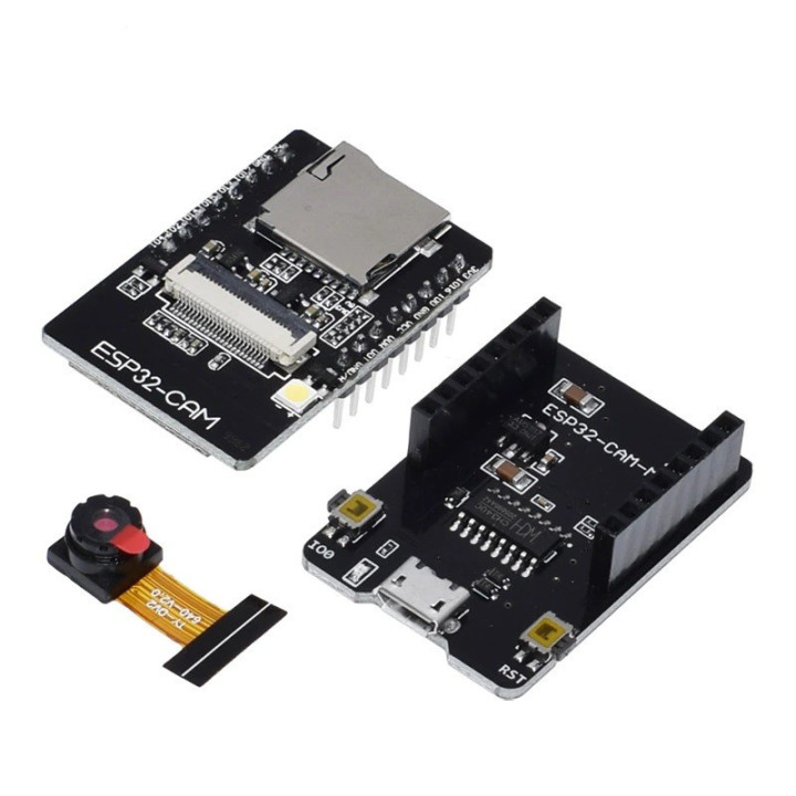 Microcontrolador ESP32 WIFI con Camara y Shield