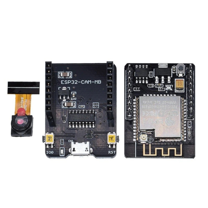 Microcontrolador ESP32 WIFI con Camara y Shield