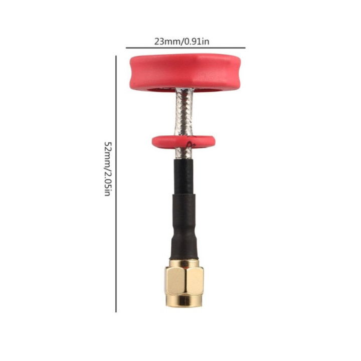 Antena SMA/RP-SMA 5.8GHz Omnidireccional para Drone (2U)