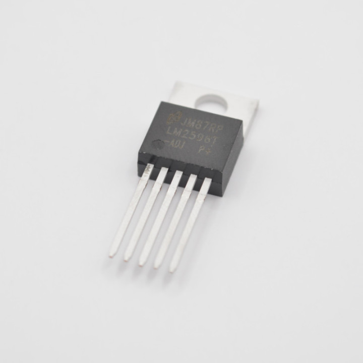Regulador de Voltaje LM2596T-ADJ de 4V a 40V Entrada a 1.23V a 37V Salida 5 pines (TO-220)