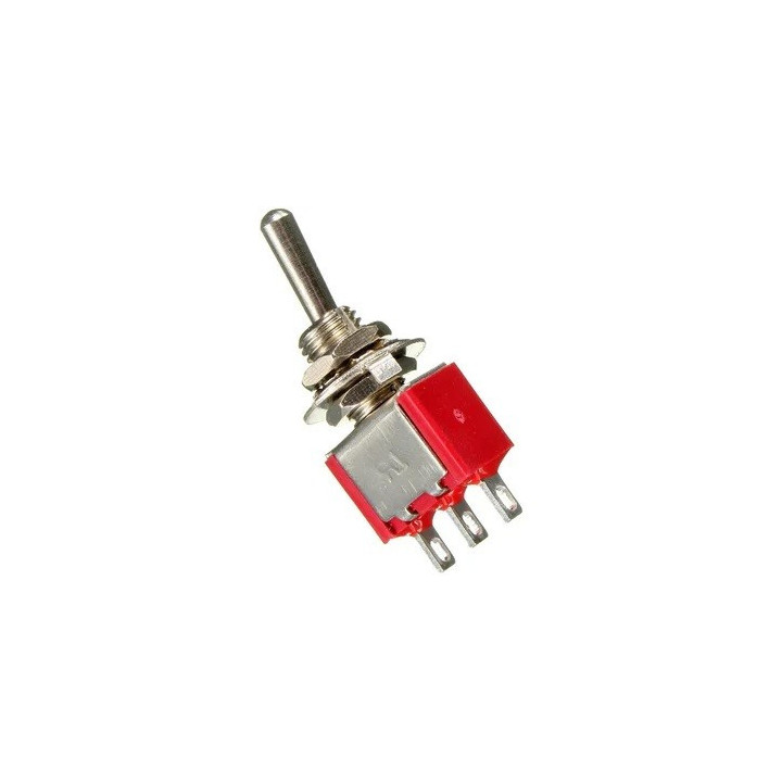 Interruptor de palanca On - Off - On (mini Switch 3 posiciones) 3 pines MTS-102