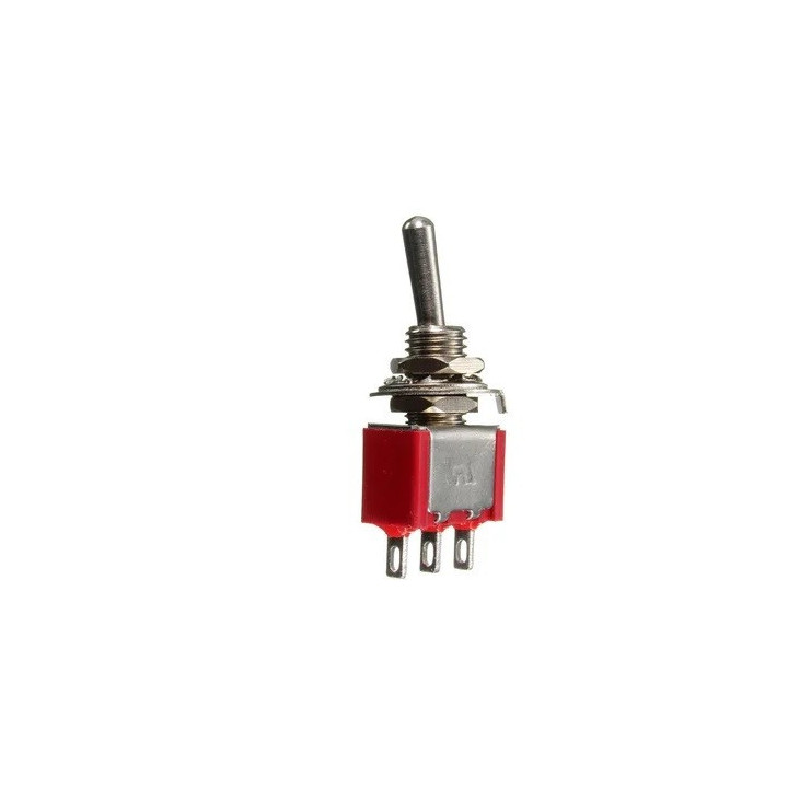 Interruptor de palanca On - Off - On (mini Switch 3 posiciones) 3 pines MTS-102