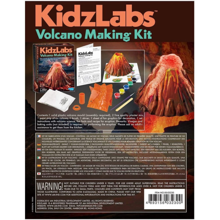 KidzLabs Volcán Laboratorio Geología-Química (DIY)