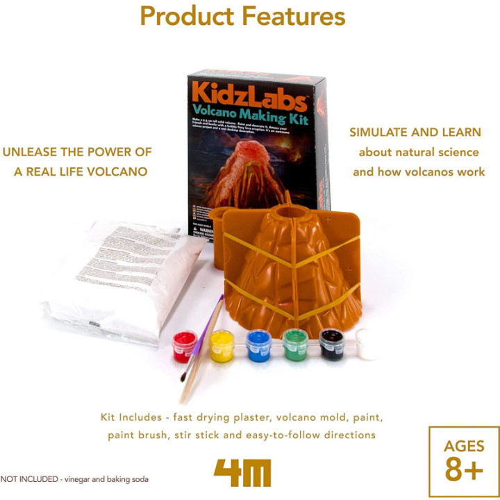 KidzLabs Volcán Laboratorio Geología-Química (DIY)