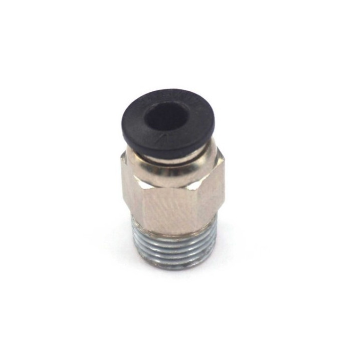 Conector guia para filamento impresora 3D V6 Roscado M10 diametro M4