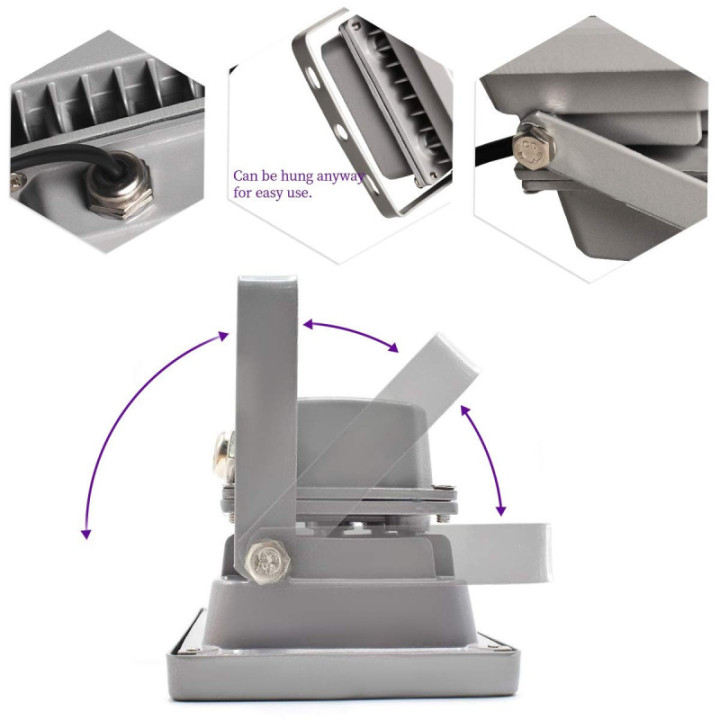 Lampara de Curado Fotosensible LED UV para Impresiones 3D 60W 405NM