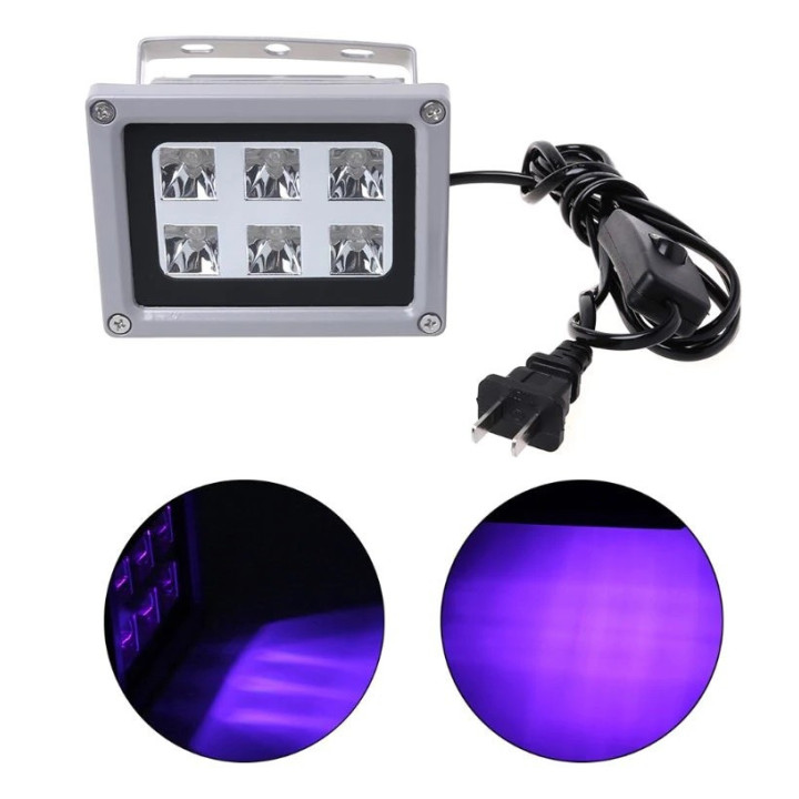 Lampara de Curado Fotosensible LED UV para Impresiones 3D 60W 405NM