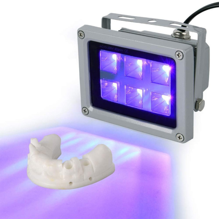 Lampara de Curado Fotosensible LED UV para Impresiones 3D 60W 405NM