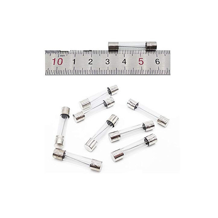 Fusible de Vidrio 0.5-20A 250V 6x30mm
