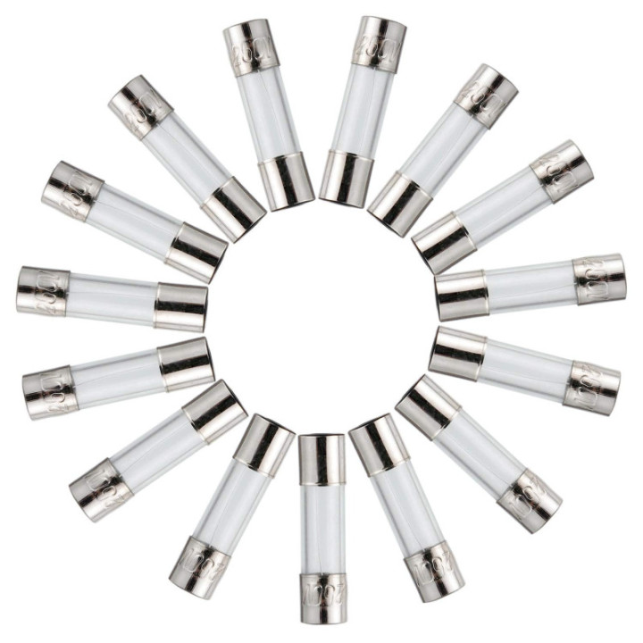 Fusible de Vidrio 0.5-20A 250V 6x30mm