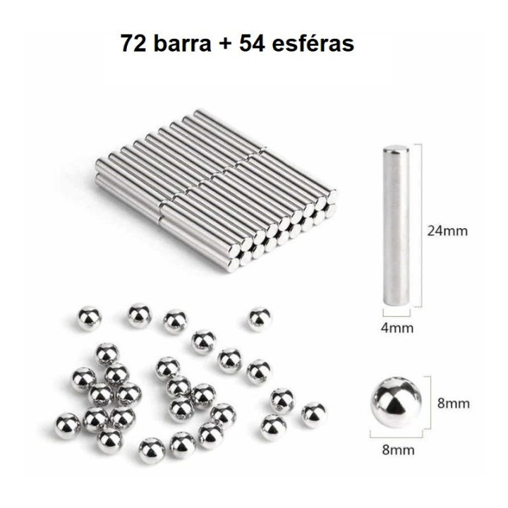 Set de Imanes de Neodimio Barras y Esferas