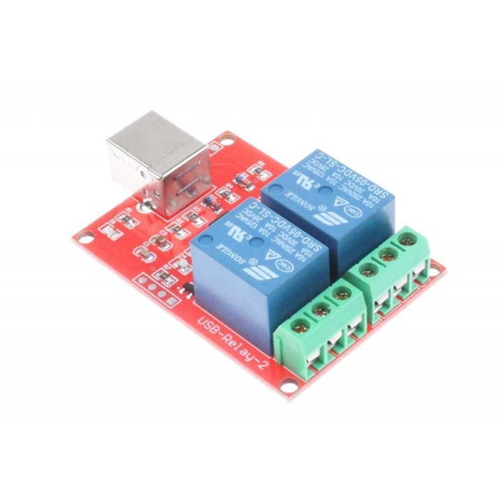 Modulo Rele USB 5V 10A 2 - 8 Canales