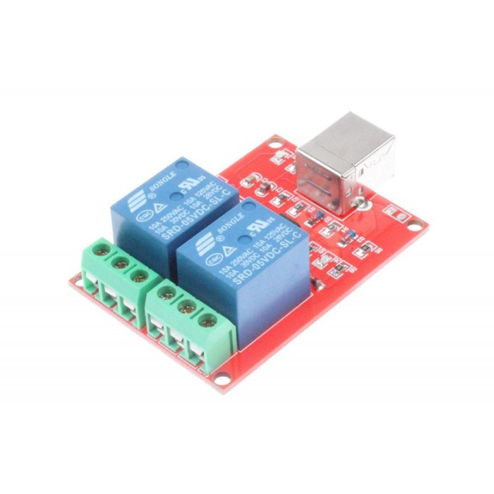 Modulo Rele USB 5V 10A 2 - 8 Canales