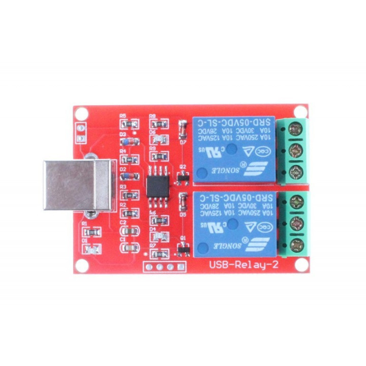 Modulo Rele USB 5V 10A 2 - 8 Canales