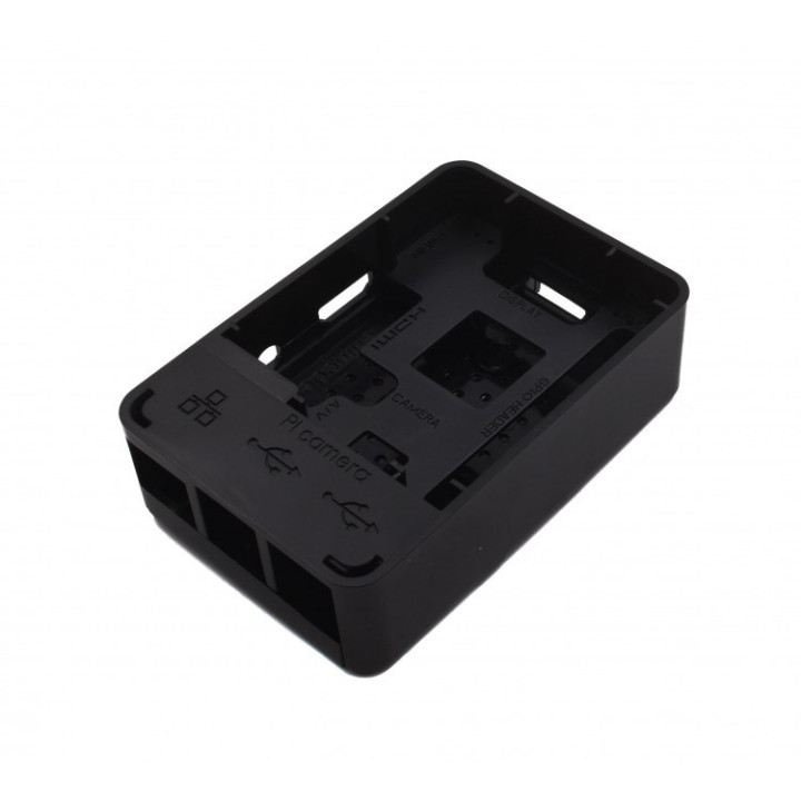 Contenedor Plastico Negro para Raspberry Pi3 / Pi4