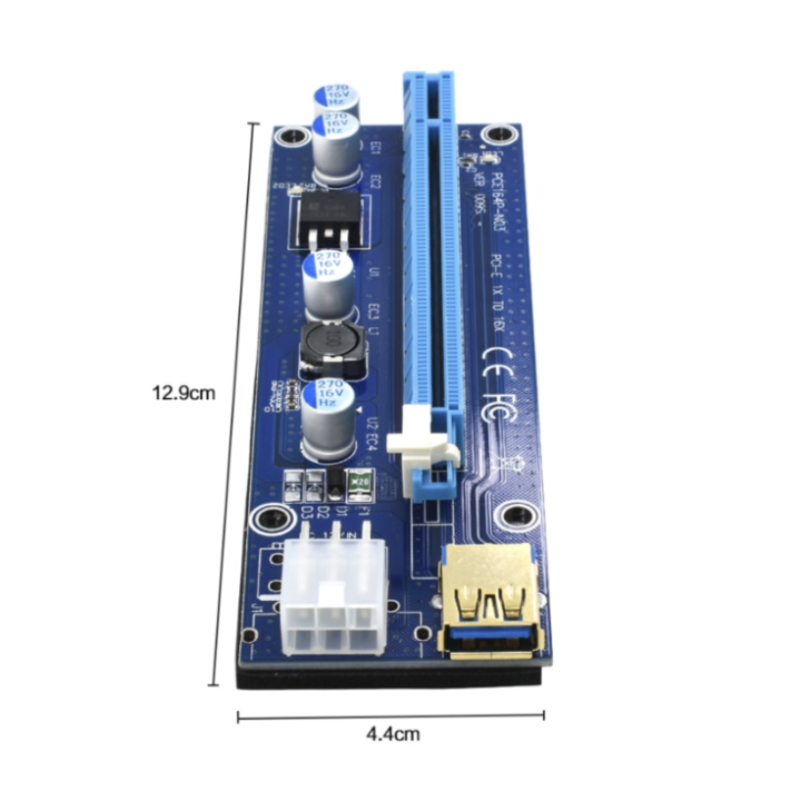Tarjeta de Extension Para Puerto PCI Express 1x a 16x USB 3.0