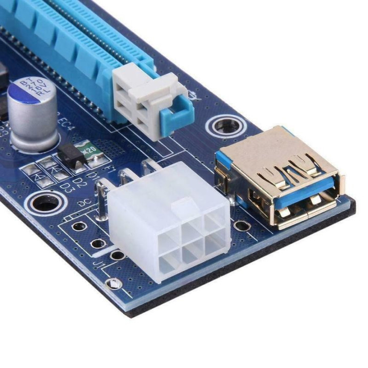 Tarjeta de Extension Para Puerto PCI Express 1x a 16x USB 3.0