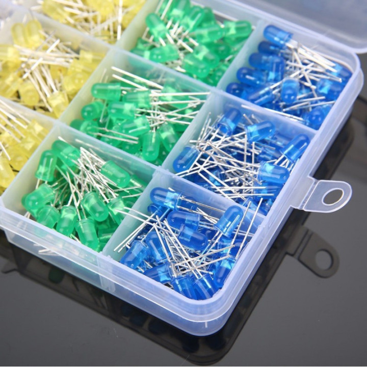 Caja de diodos LED 500 piezas 5mm