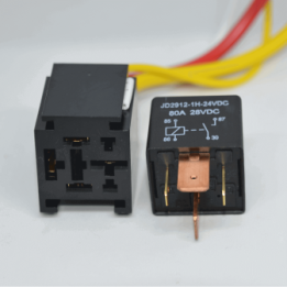 Rele 24VDC 80A con Zocalo JD2912-1H