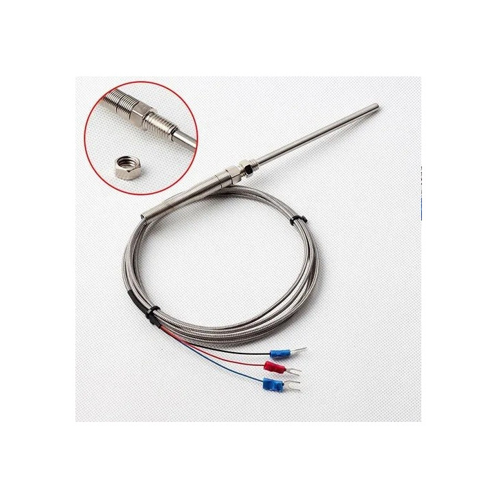 Sonda de Temperatura Termocupla PT100 WZP-291 5x100x2000mm -20 a 450 grados