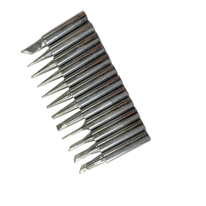 Puntas para Cautín 900M-T con Adaptador y Calentador 12 PCS