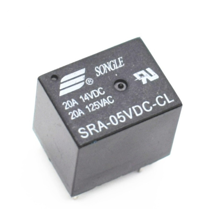 Mini Rele para PCB SONGLE SRA-CL 5/12/24VDC 20A
