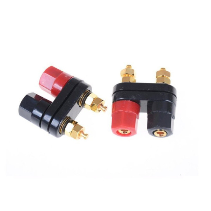 Conector Banana Hembra Dual 4mm