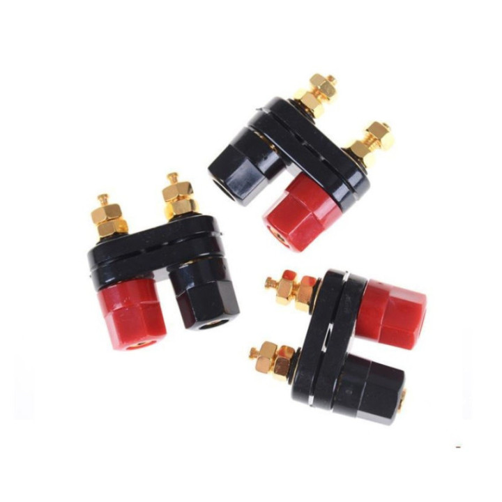 Conector Banana Hembra Dual 4mm