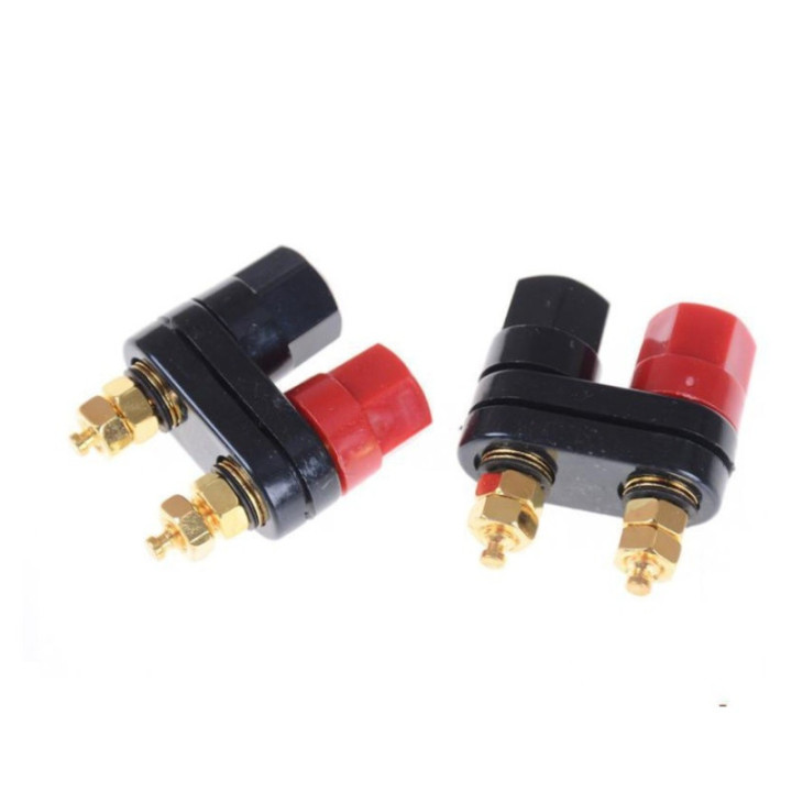Conector Banana Hembra Dual 4mm