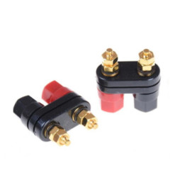 Conector Banana Hembra Dual 4mm