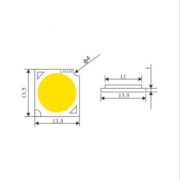 Diodo LED Super Brillante 7W 18-21V