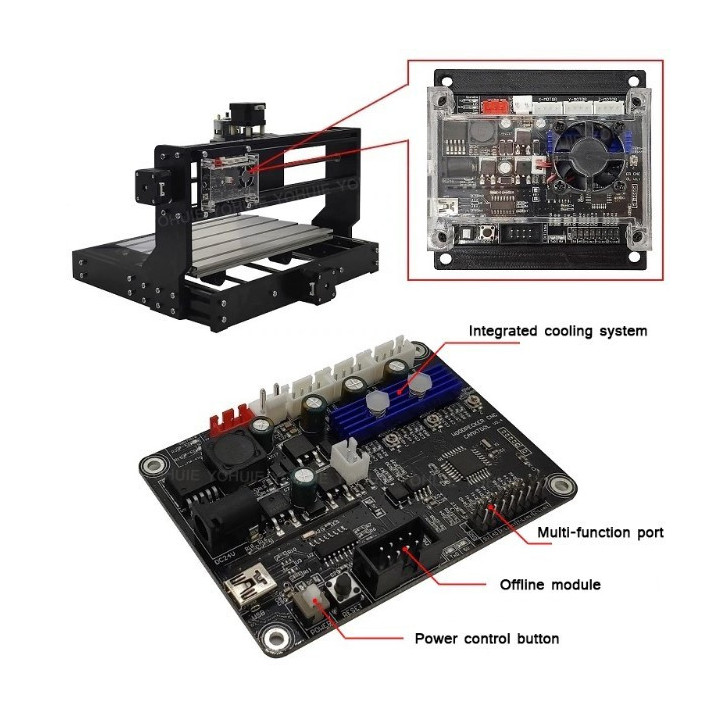 Maquina CNC 3018-PRO Fresadora y Grabadora Laser