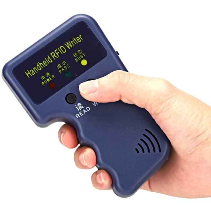 Duplicador Lector/Escritor de Tarjetas y Llaveros RFID 125Khz EM4100/HID/AWID
