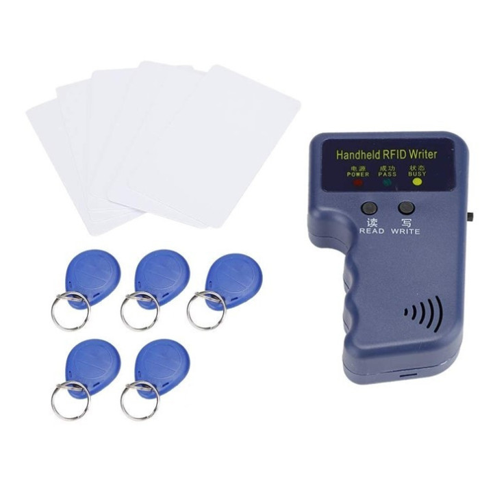 Duplicador Lector/Escritor de Tarjetas y Llaveros RFID 125Khz EM4100/HID/AWID