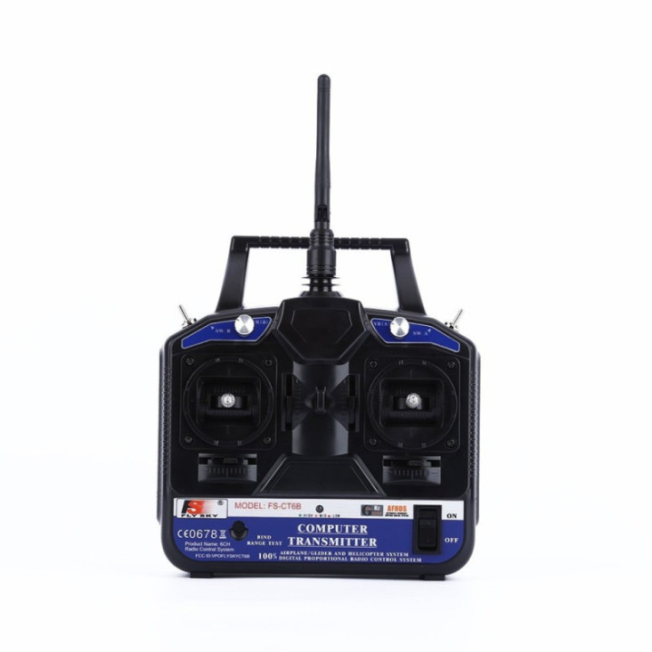 Control remoto para Drone 6 canales Tx, Rx FS-CT6B