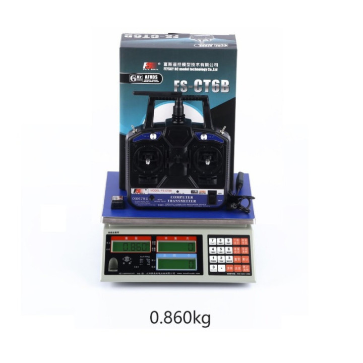 Control remoto para Drone 6 canales Tx, Rx FS-CT6B