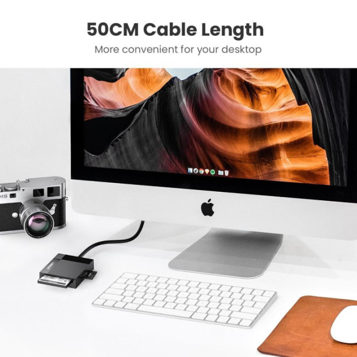 Lector de Memorias CF/MS/TF/SD 4 en 1 USB 3.0 / USB-C ugreen