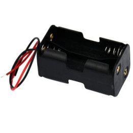 Contenedor de 4 Baterias AA Doble Lado