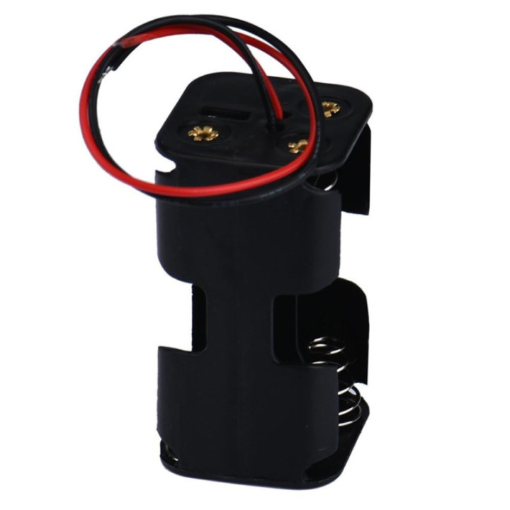 Contenedor de 4 Baterias AA Doble Lado