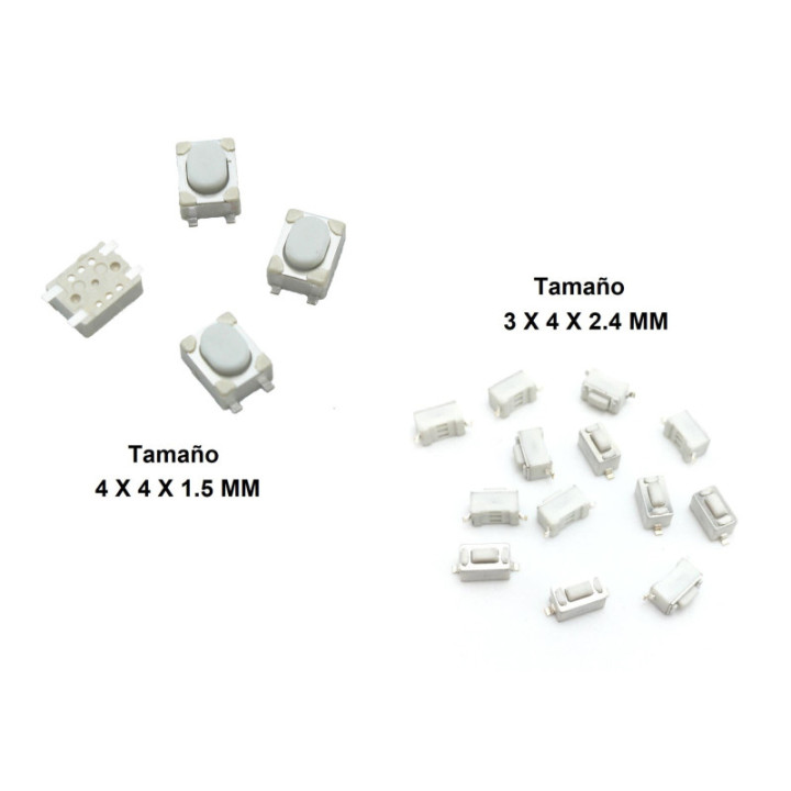 Micro Interruptor Push Button SMD (5U)