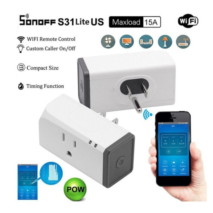Tomacorriente Inteligente WIFI SONOFF S31