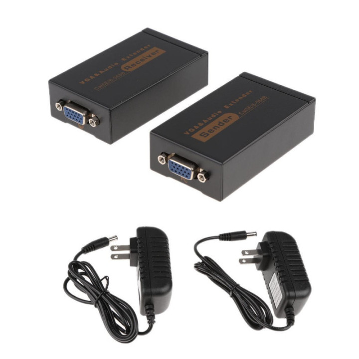 Extender VGA a través de cable UTP RJ45 100m Cat5e/6 1080P