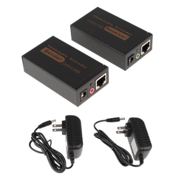 Extender VGA a través de cable UTP RJ45 100m Cat5e/6 1080P