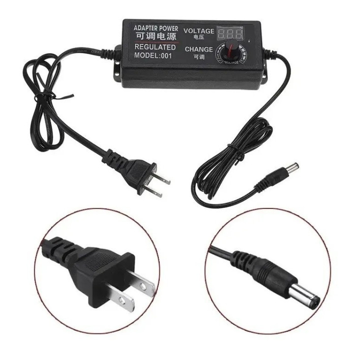Fuente Regulable de 100-240V a 4-24V 3A DMD-022C
