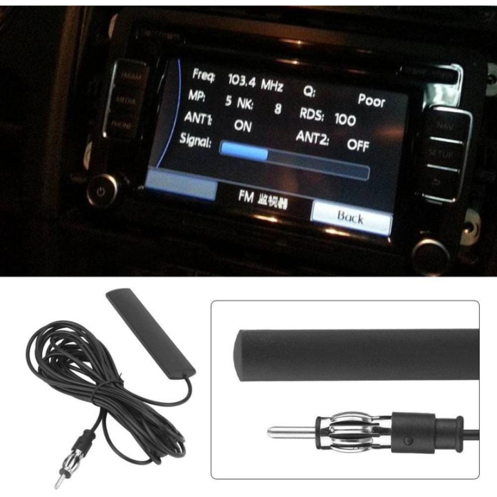 Antena para Vehiculo 85-112Mhz Conector Banana ANT-309