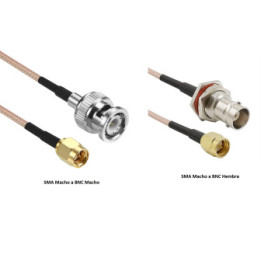 Extensión de SMA Macho a Conector BNC